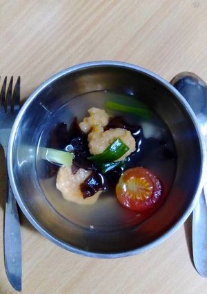 Foto resep Sup bakso udang jamur kuping