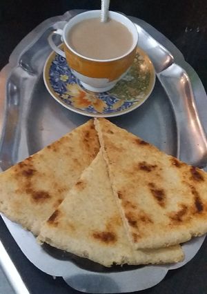 صورة لوصفة كسرة الفطير بدقيق القمح الكامل