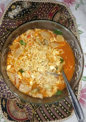 Foto resep Indomie ati ampela hot