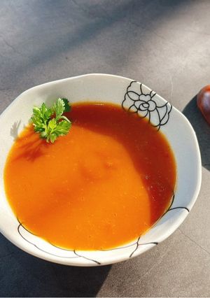 Hình của món Soup ớt chuông.