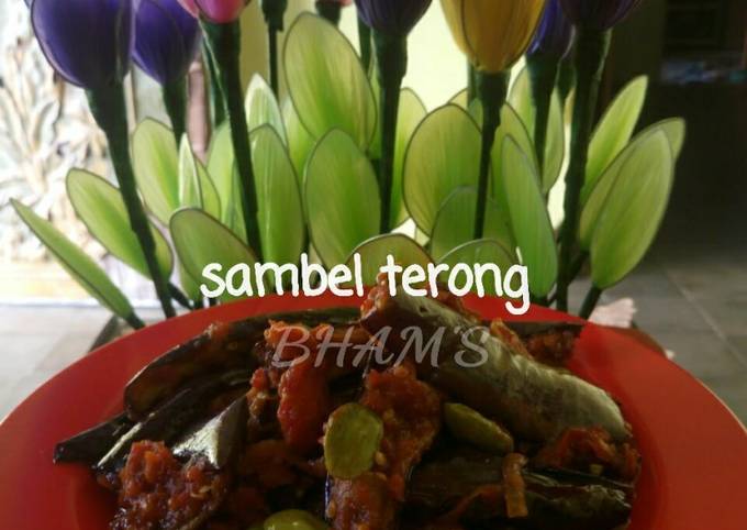 Resep: Sambel Terong Ungu Rumahan