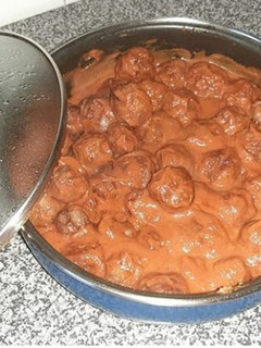 Una foto de Albóndigas en salsa de tomate
