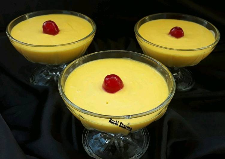 Recipe of Any-night-of-the-week Mango pudding