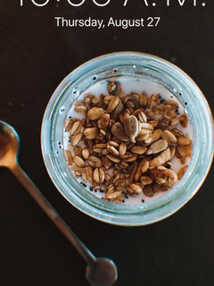 Una foto de Chía pudding, desayuno saludable