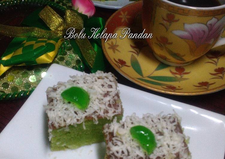 Bolu Kelapa Pandan🍰🌼