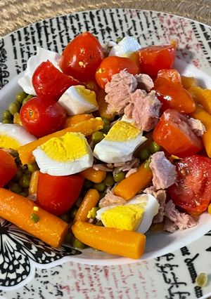 Φωτογραφία της συνταγής Αρακάς με τόνο και καροτάκι baby !!!