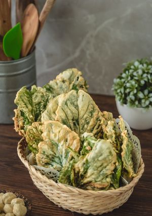 Foto resep Keripik Bayam awet kriuk & renyahnya