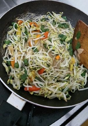 Foto resep Tumis toge kacang panjang