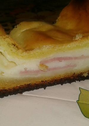 Una foto de Budín sin harina spress de jamón y queso