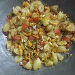 A picture of Chatpata aloo.