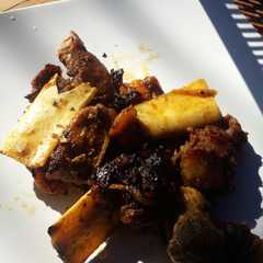 A picture of Iga,udang,daging Bakar Lada Hitam.