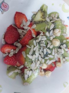 Una foto de Merienda rica y saludable