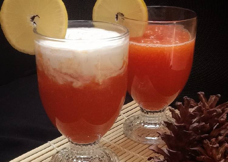 Jus Pepaya Madu Lemon