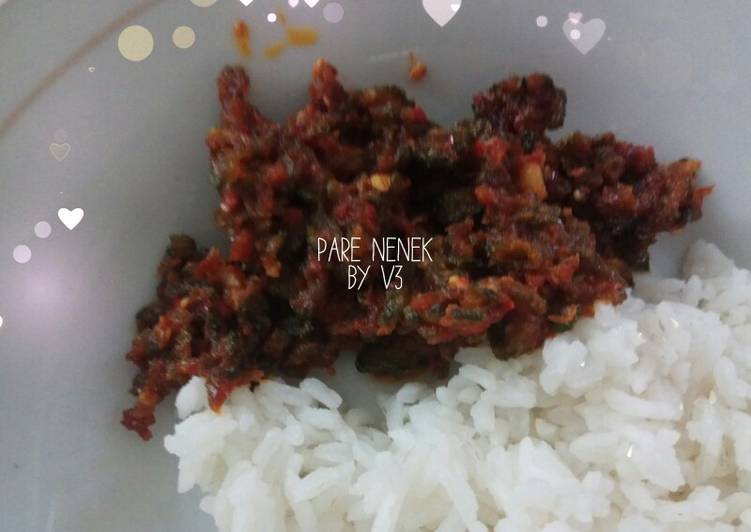 Resep: Lezat15. Pare Nenek