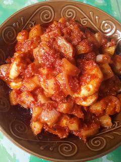 Foto resep Udang kentang Asam Manis