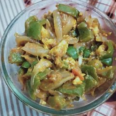 Kadhai paneer A picture of Kadhai paneer.