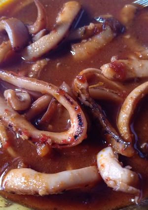 Foto resep Cumi pedas asam manis