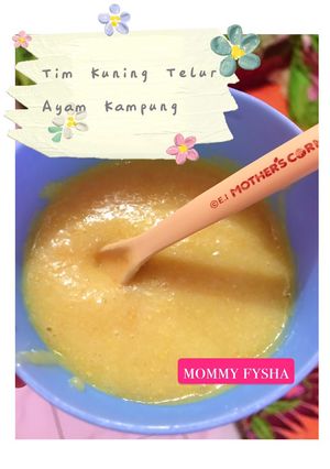 Foto resep Tim Kuning Telur Ayam Kampung Slowcooker MPASI 6+
