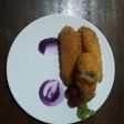 Pisang pasir lapis blueberry