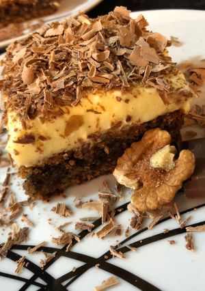 Egyszerű diós süti recept fotója