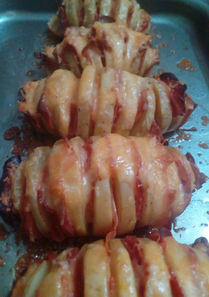 Una foto de Papas rellenas al horno