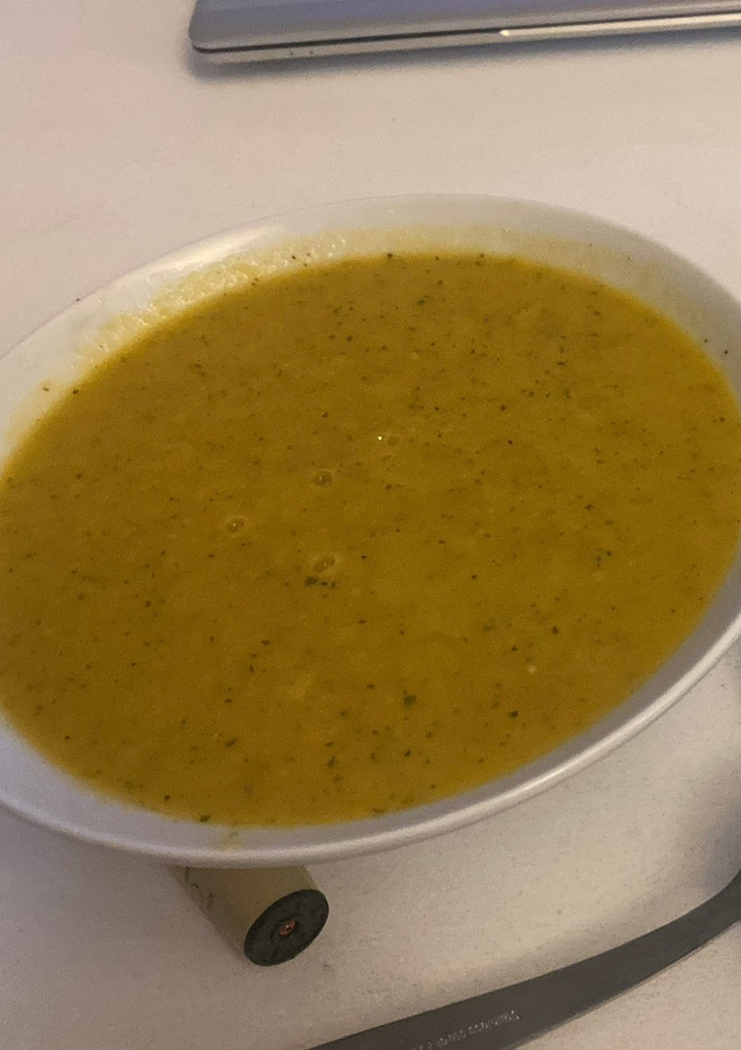 Una foto de Crema de Calabacín