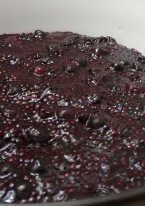 A picture of Blueberry Chia seed Jam.
