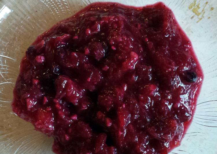 Steps to Make Speedy Cranberry Relish