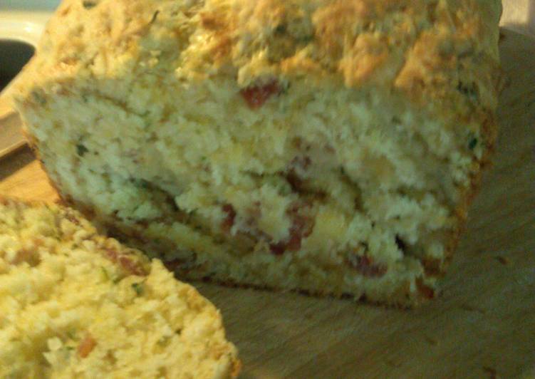 Steps to Make Favorite Buttermilk Cheddar Bacon Bread