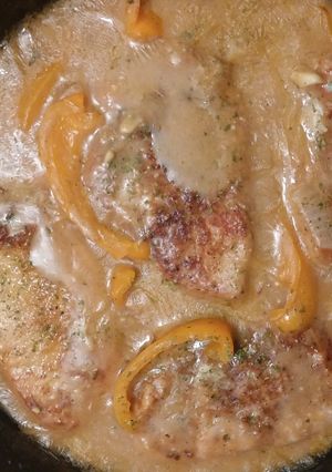 A picture of Smothered Pork Chops.
