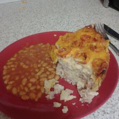 A picture of My Mashed Breakfast for Dinner.