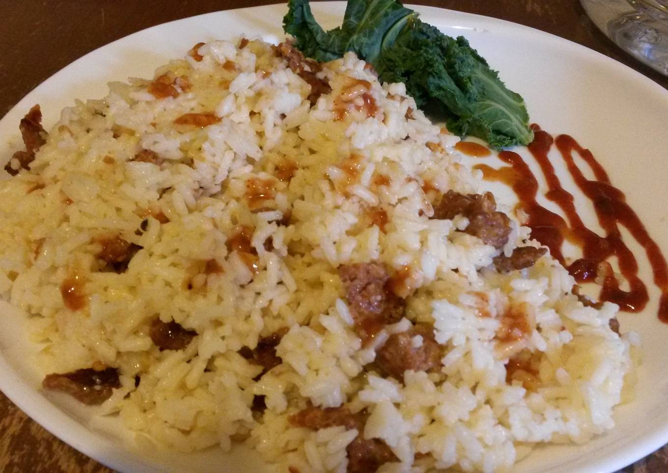 Hot italian garlic rice