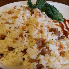 A picture of Hot italian garlic rice.