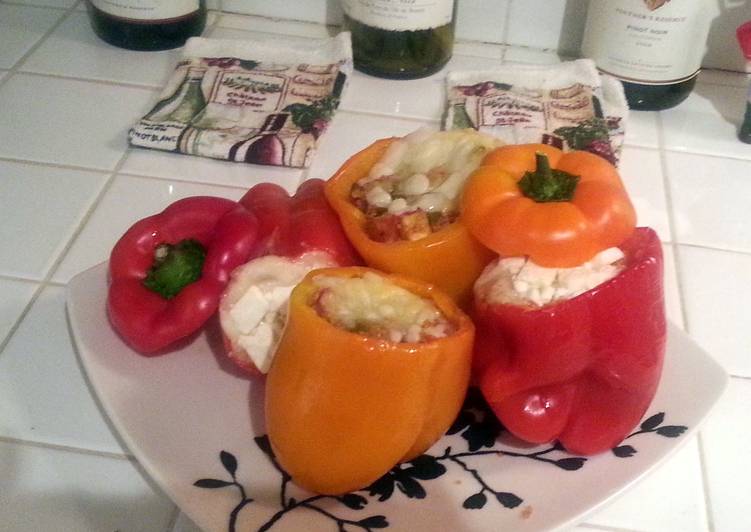 Steps to Prepare Homemade Stuffed Peppers with Quinoa