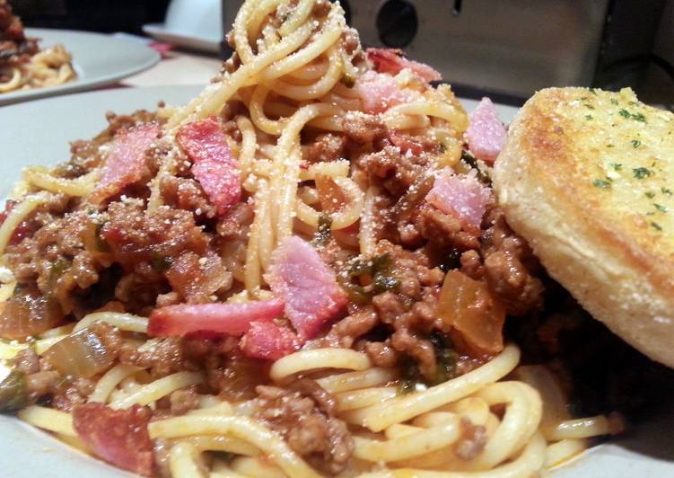 Recipe of Ultimate spaghetti bolognese