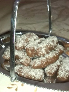 A picture of Chocolate & coconut rolls.