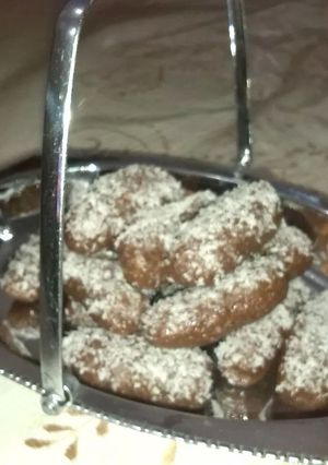 A picture of Chocolate & coconut rolls.