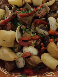 Foto de Carne de Porco à Alentejana