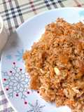 ข้าวผัดกุ้งแห้งไข่กุ้ง