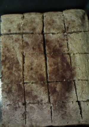 A picture of Veggie blondies.