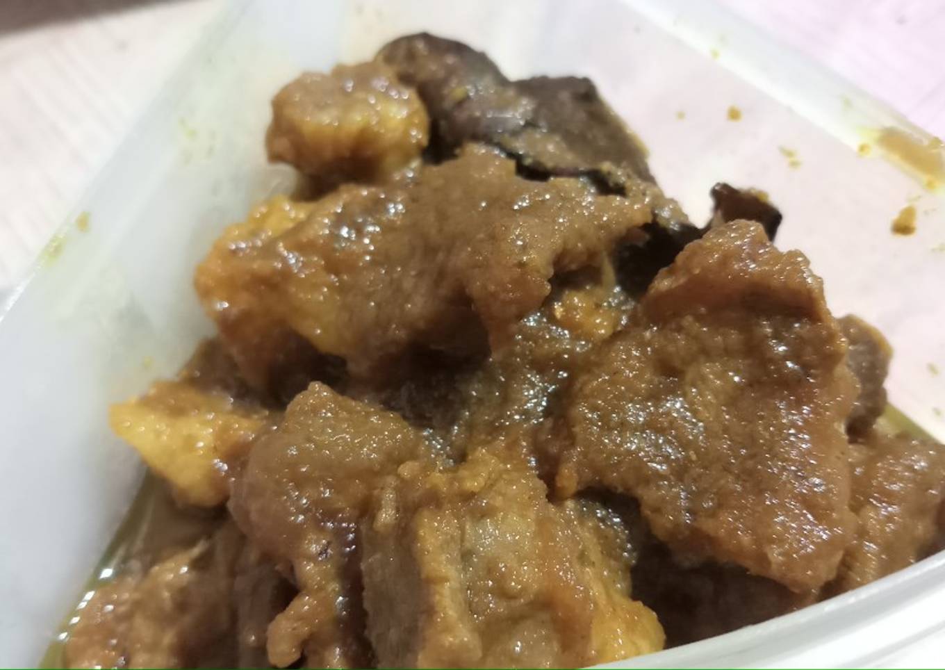 Daging kecap simple (non halal) yummy