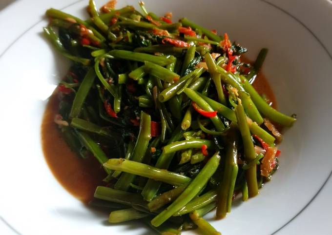 Kangkung Sambal Terasi Budget (no MSG)