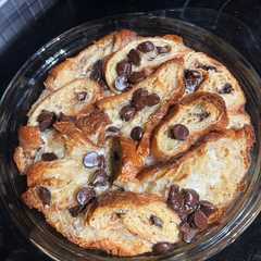รูปของ Croissant Bread Pudding