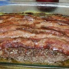 A picture of Veggie Meatloaf.