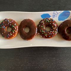 A picture of Mini Chocolate Donuts.