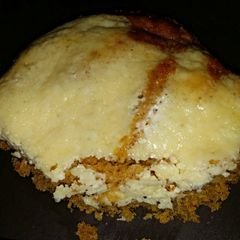 A picture of Pumpkin spice cheese cake squares.