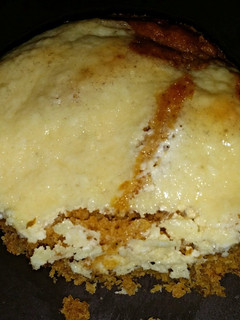 A picture of Pumpkin spice cheese cake squares.