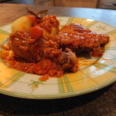 A picture of Portuguese Chicken Stew.