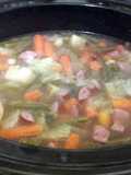 Smoked sausage and veggie stew