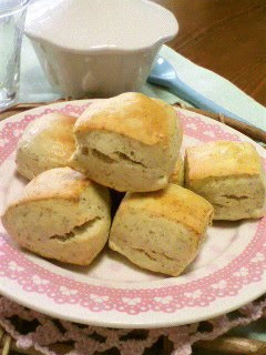 A picture of Fragrant Soy Milk & Rye Flour Scones.